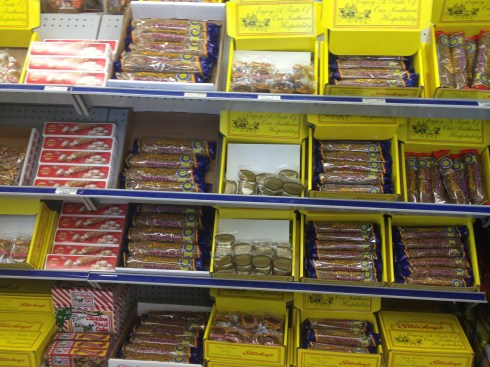 All manner of pecan candy.